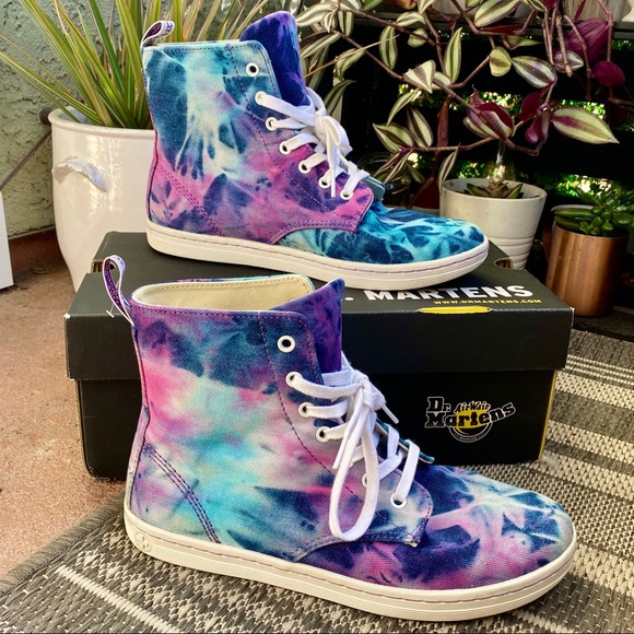 Dr. Martens Shoes - Rare Dr. Martens Tie Dye Hackney Boot / Sneaker